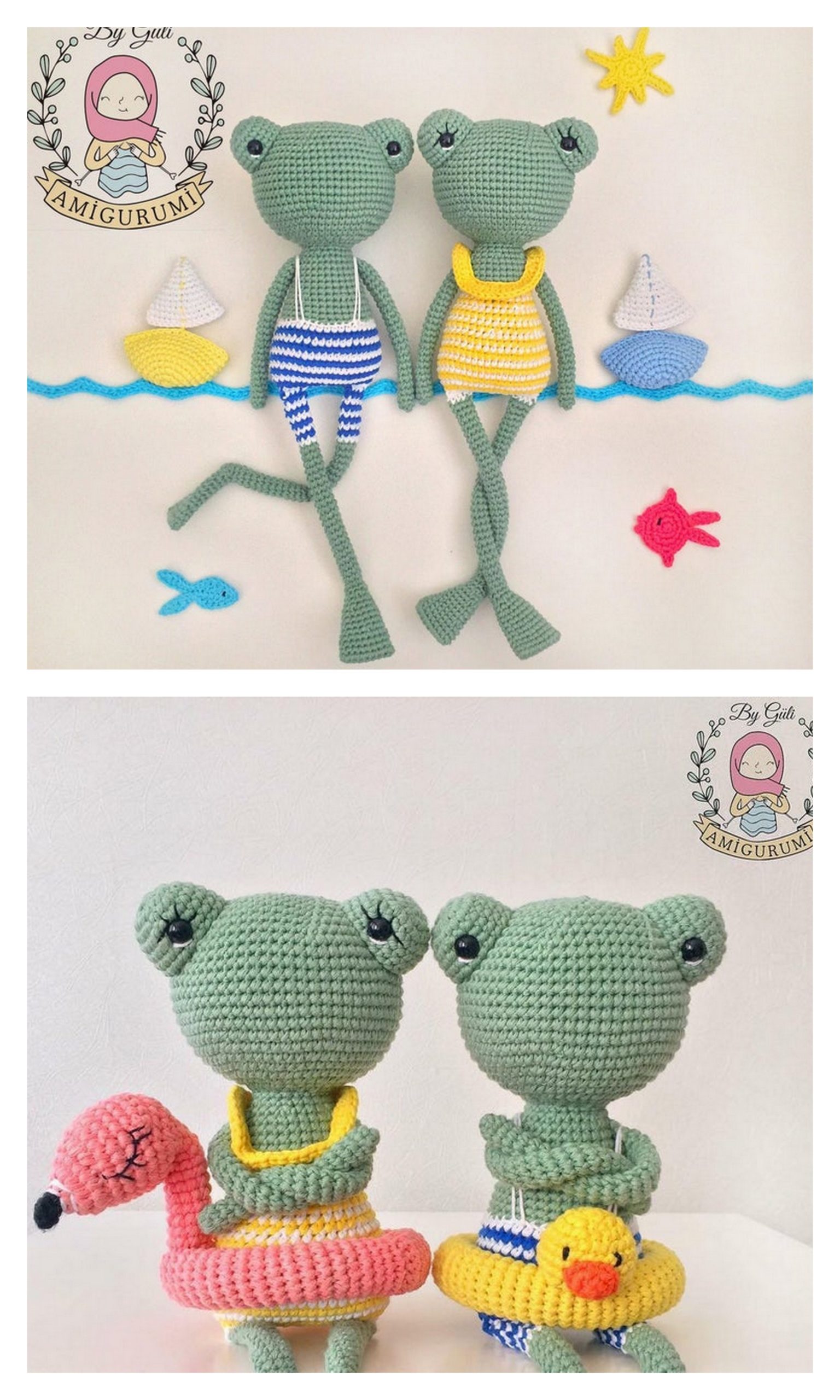 Tapdole brooch crochet pattern, cute crochet frog, amigurumi - Inspire  Uplift